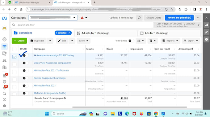 create, run and optimize facebook ads and instagram ads strategically
