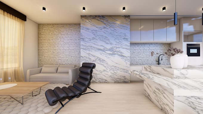 Create high quality interior 3d rendering by Ilse_digital | Fiverr
