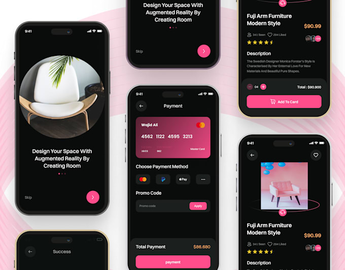 design mobile app web app design and prototyping in figma