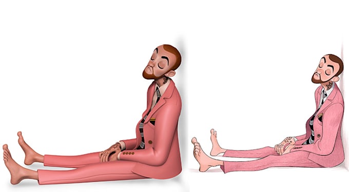 turn a 2d concept into a stylized 3d character