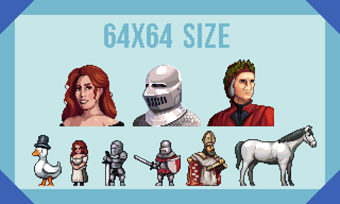do pixel art characters or objects of all kind