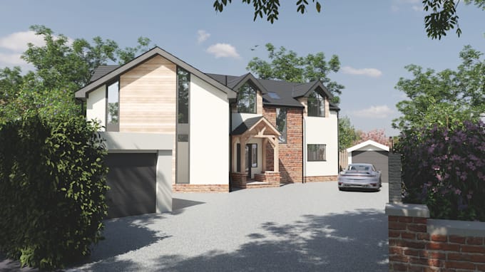 Create beautiful architectural renders by Karajanman | Fiverr