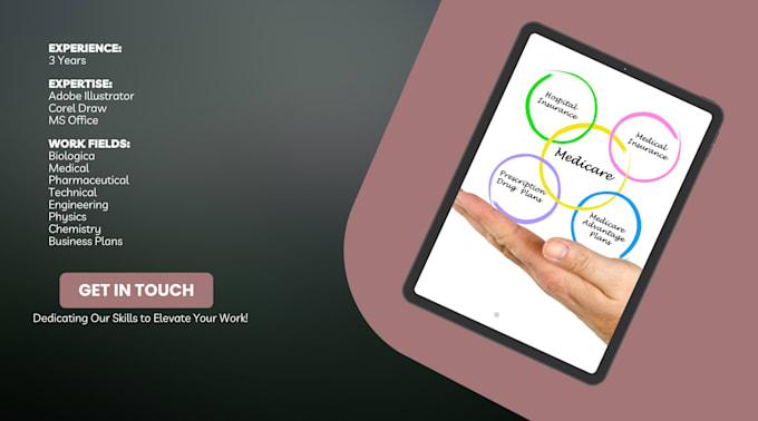 create scientific diagrams, illustrations and infographics