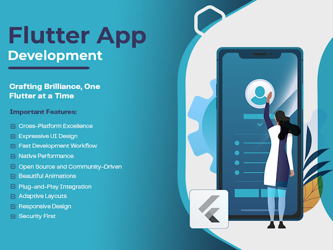 develop awesome android and IOS apps using flutter