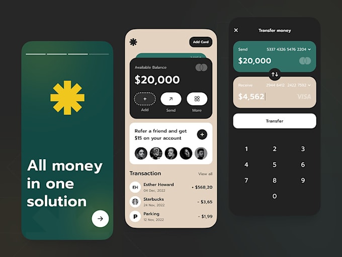 develop fintech app, payment app, neobank app, mobile banking app remittance app