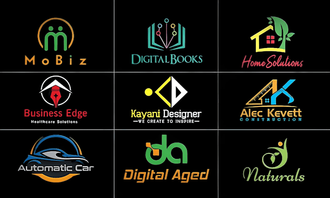 do unique modern minimalist business logo design
