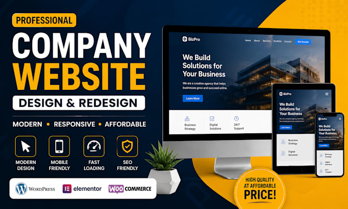 build affordable company, educational or premium wordpress site expert developer