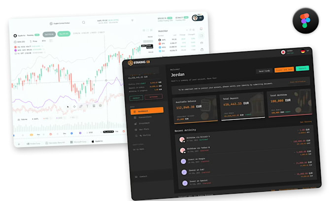 Design a ui ux admin dashboard or saas landing page by Uiux_design_lab ...
