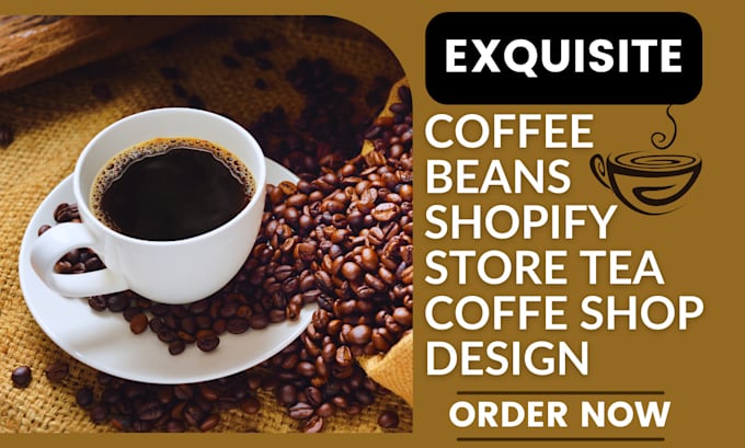 design coffee shopify store coffee beans subscription box beverage shopify store