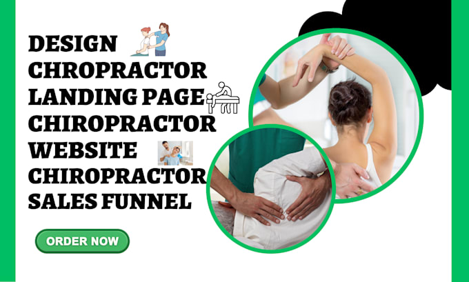 design chiropractor landing page chiropractor website chiropractor sales funnel