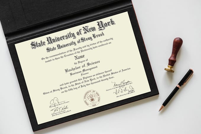 custom editable certificate and diploma design