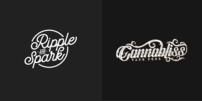 Design unique wordmark, typography, letter mark, text business logo by ...