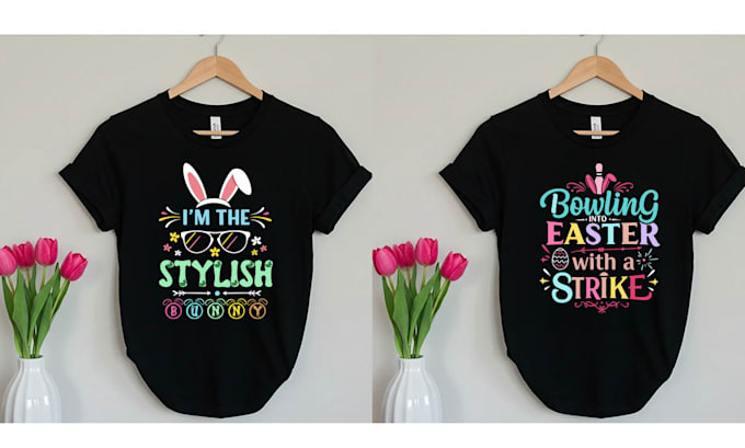 do graphic tee design with modern typography