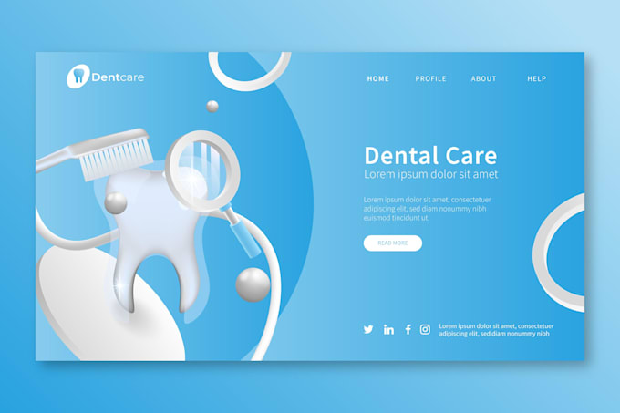 design dental business card