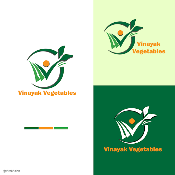 Design a modern vegan logo for bio and organic vegetables by
