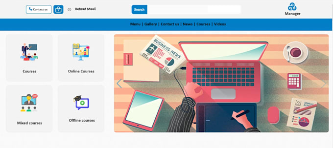 design your website with dot net core