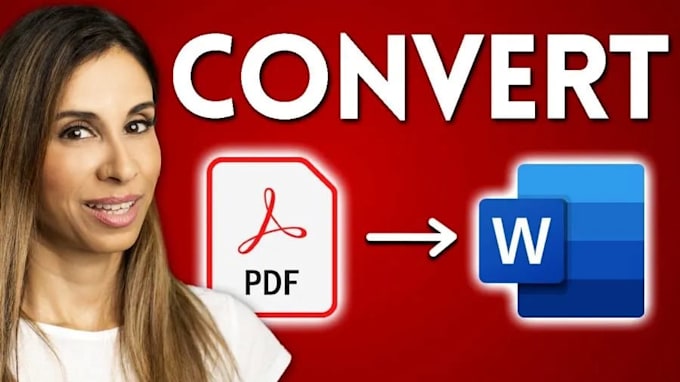 convert PDF to word and to PDF