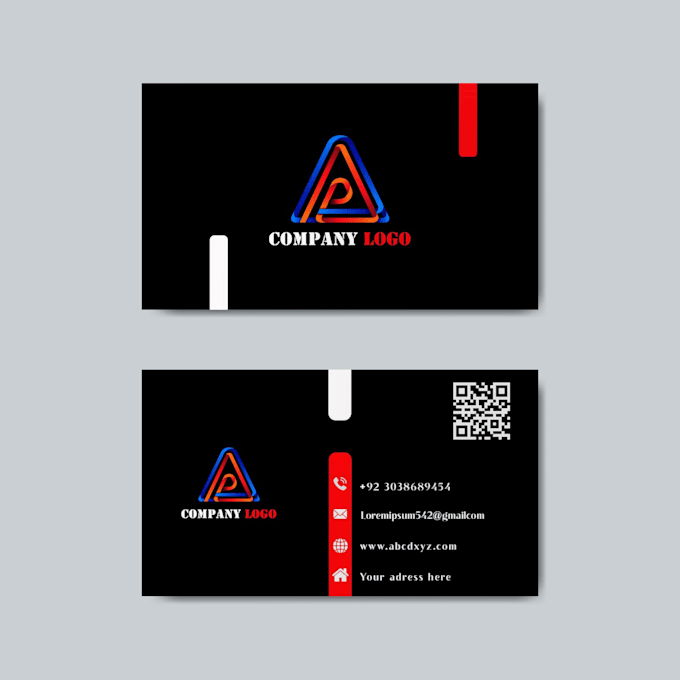 design business card for you feel free to contact me
