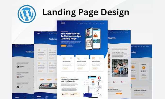 design modern high converting wordpress landing page in 24 hours