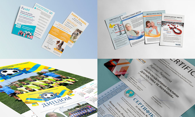 design flyer a5, a6, dl, brochure bifold, trifold, poster