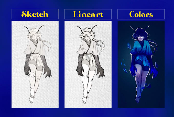 character design and digital art for you
