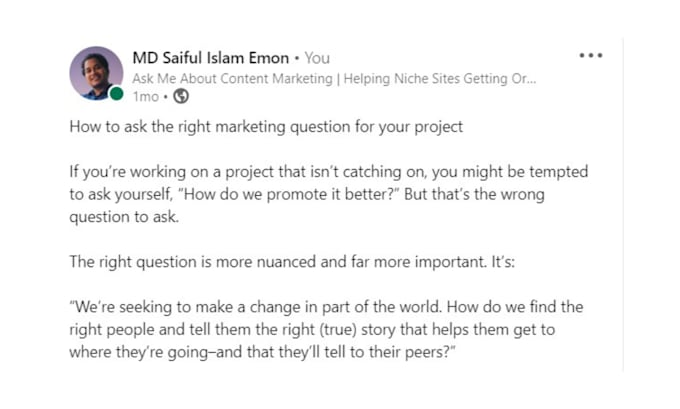 craft your linkedin posts to captivate your target audience