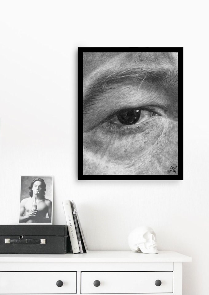 create digital eye portrait