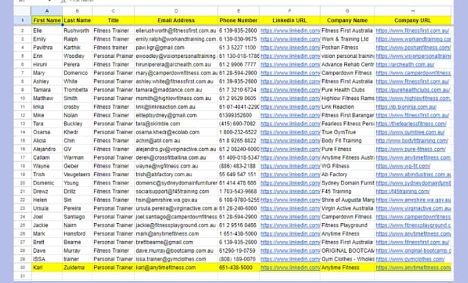 do b2b lead generation data collection and web research