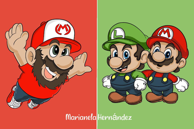 make character flat design illustration
