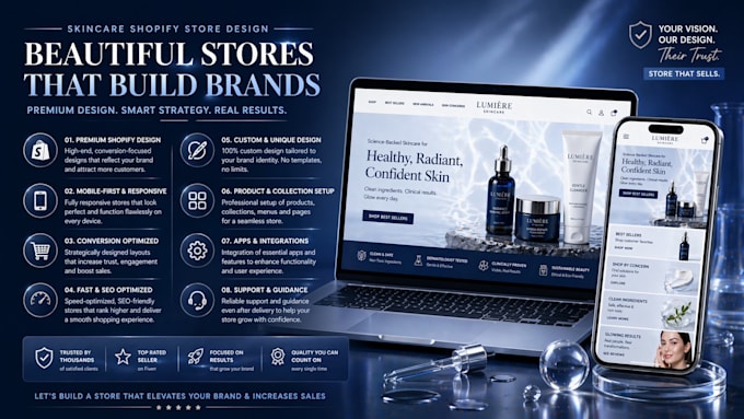 do skincare shopify store beauty website skincare ecommerce dropshipping store