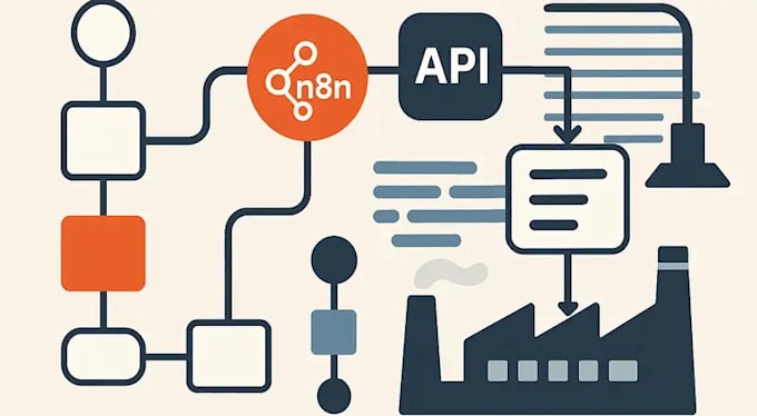 automation and workflows using n8n io and API integration