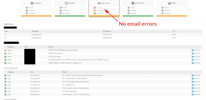 setup yandex business email for your domain