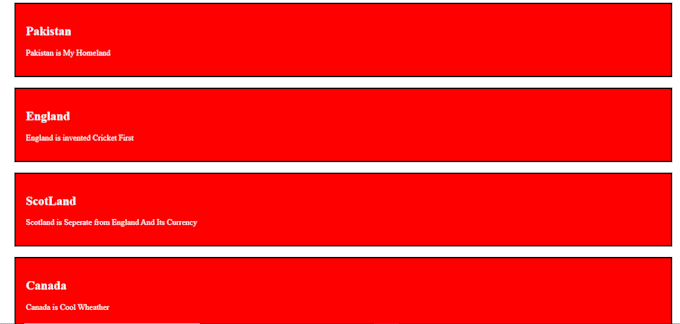 make divs in html adding CSS and pictures