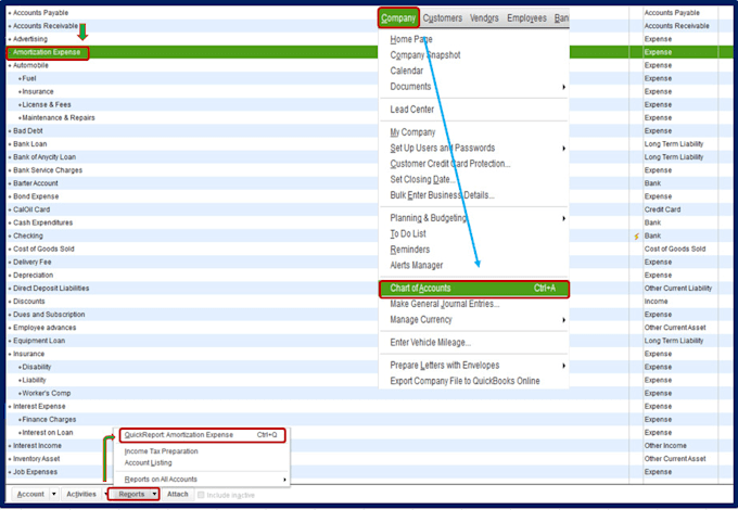 do bookkeeping accounting in quickbooks online