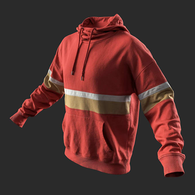 create realistic clothings for 3d render image and video animation