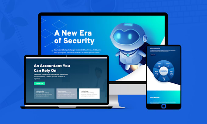 customized modern wordpress website using divi theme and divi builder