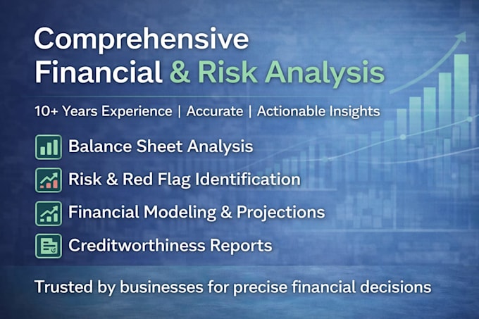 create expert financial models and risk analysis for your balance sheet