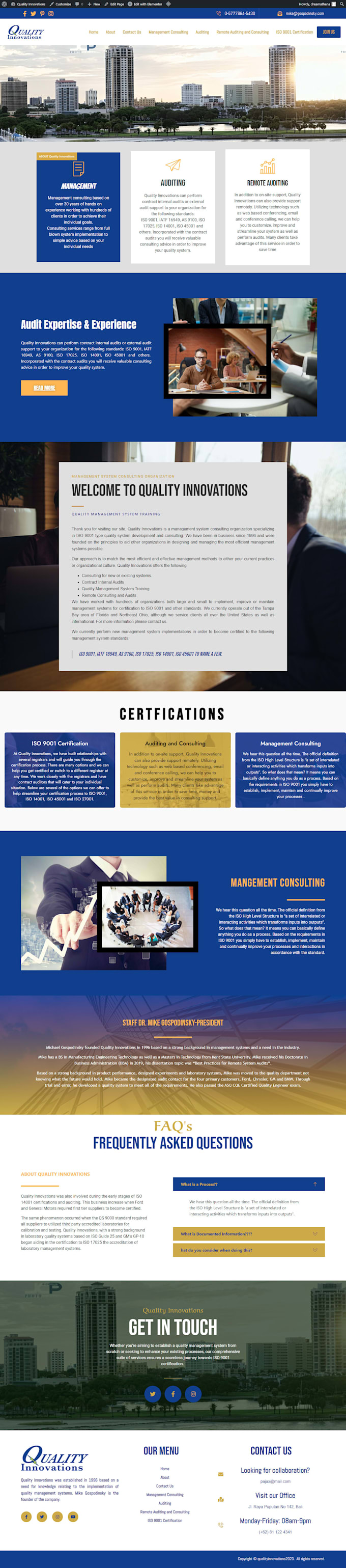design a professional wordpress website for your small business