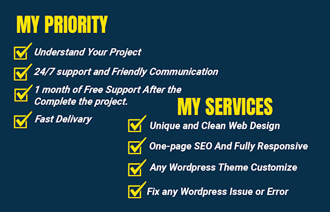 install wordpress themes and customize, responsive website design, or redesign