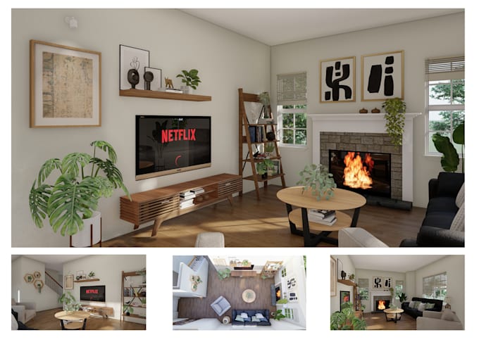 interior design your airbnb with shopping list