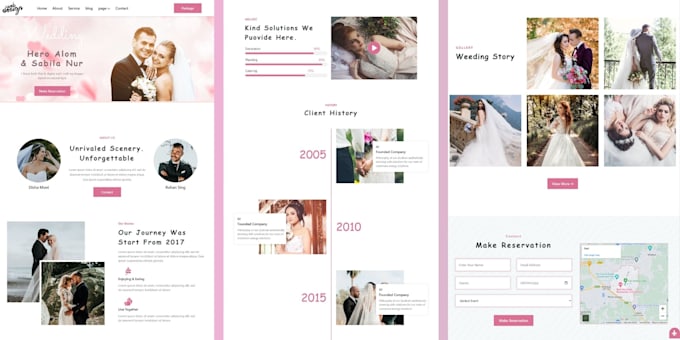 Do attractive awesome website with html css and bootstrap by Robinosman ...