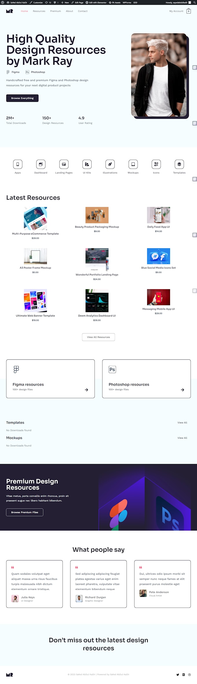 Develop woocommerce website brand by modren style by Sayedabdulkadir ...