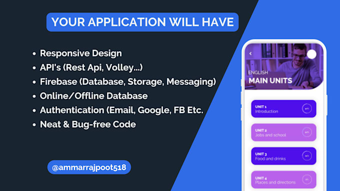 be your android app developer for android app development