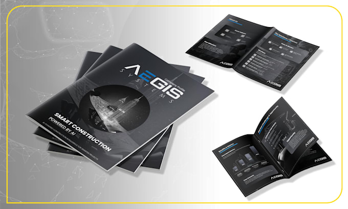 design brochure, pamphlets, company profile and catalog