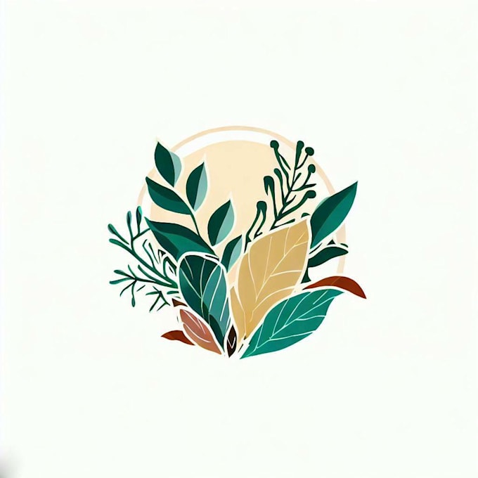 create a botanical logo