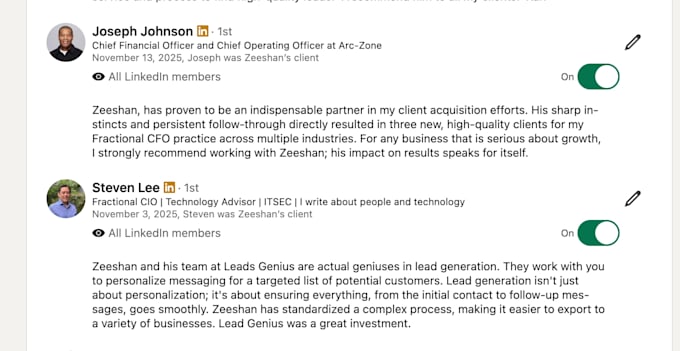 manage linkedin sales navigator for you