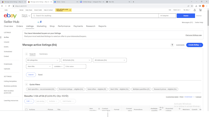 do ebay product listing, ebay product upload, ebay lister