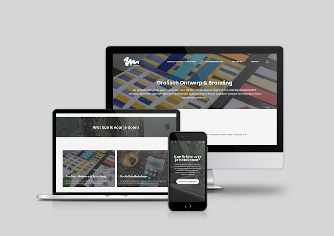 create a website design for your brand