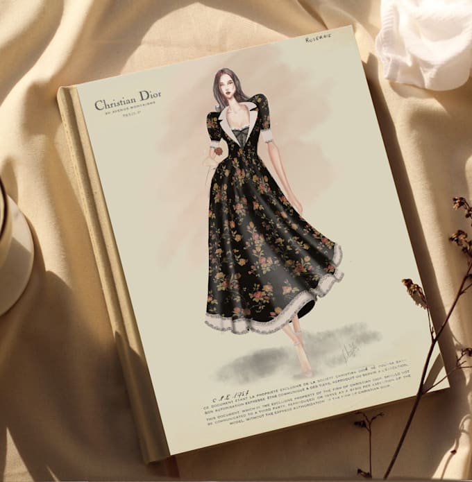 Do digital fashion illustration for you by Senorita_47 | Fiverr
