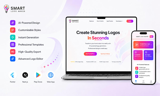 develop ai agents and mobile apps using flutterflow bubbleio and adalo